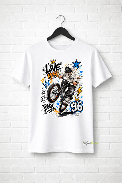 CACTUS COLLECTION Bike Printed Oversize T-Shirt