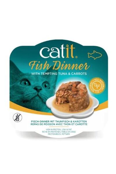 Catit - Chicken & Fish Dinner - Fish Dinner w/ Tempting Tuna & Carrot