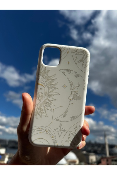 Mobildizayn Huawei P40 Lite Uyumlu Baskılı Beyaz Telefon Kılıfı