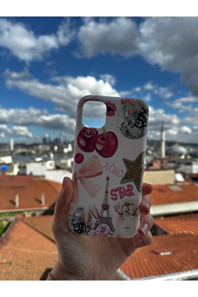 Mobildizayn Redmi 9C Uyumlu Baskılı Beyaz Telefon Kılıfı K115