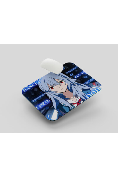 Akumastik Neon Genesis Evangelion Rei Ayanami 22x18 Mousepad - Mousepad Anime...