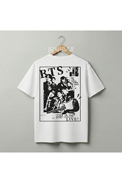 Grafftee Clothing BTS Tasarımlı Unisex Premium Pamuklu Tişört – Yüksek Baskı ...