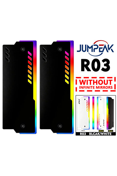 Choice5 وحدة ذاكرة كمبيوتر R03 سوداء من جامبيك، DDR4 DDR5 5V ARGB، مع مبرد مت...