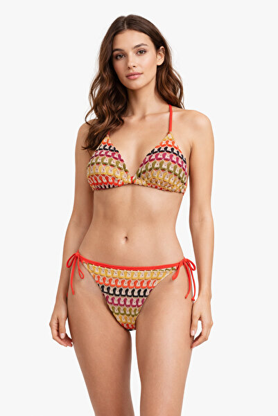 RAPAPA Knitted Patterned Tie-Up Bikini – 1001-3052