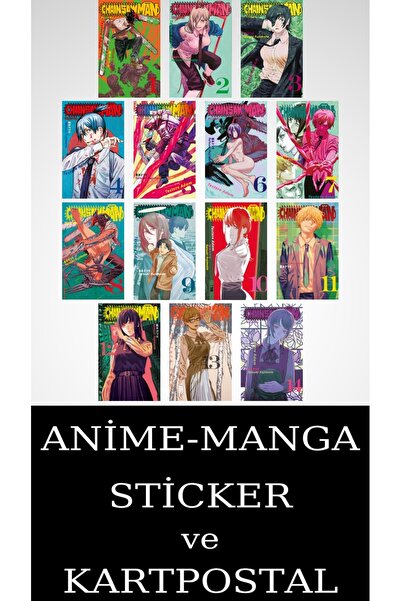 Gerekli Şeyler Yayıncılık Chainsaw Man 1-2-3-4-5-6-7-8-9-10-11-12-13-14 Manga...