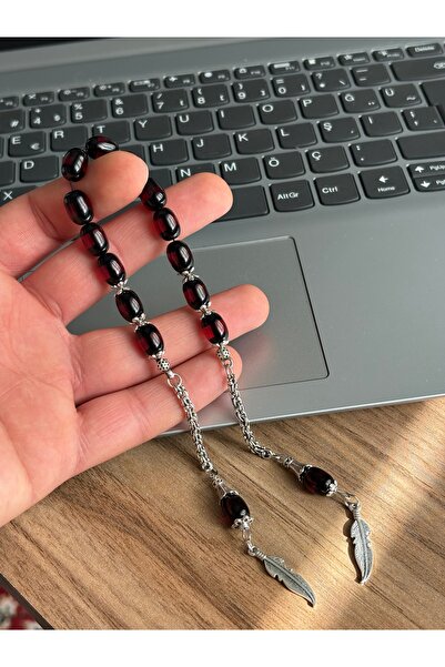 tesbihciniz Red Vermicelli Amber Zaza Prayer Beads – the Meeting of Elegance ...