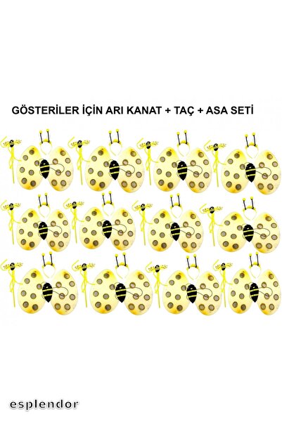 esplendor Bee Set 12Pcs for School Shows - Crown, Wing, Scepter