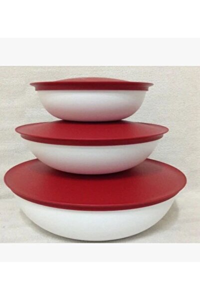 Tupperware Berrak saklama kanı 3lü 3.5lt,1.5lt,740ml