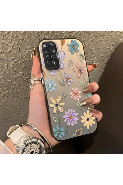CASEVIBE حافظة هاتف متوافقة مع Redmi Note 11/Note 11S، مزينة بنمط زهور أنيق، ...