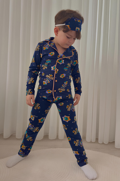 Belya Kids Wear Boy's Cotton Suede Fabric 1 Shirt Collar Sleeper Band Buttone...