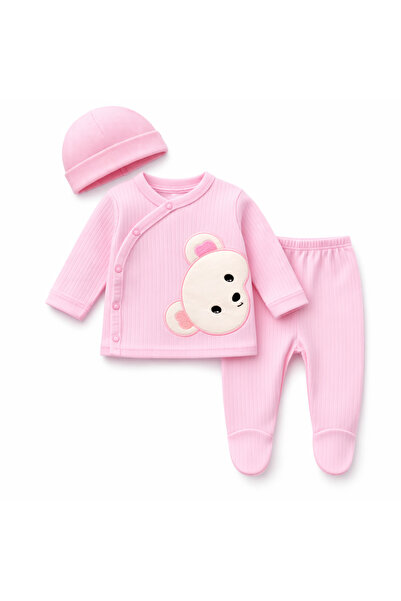 Bebelul Σετ 3 τεμαχίων: κορμάκι, σκουφάκι και παντελονάκι, Nana Baby 0-3 μηνώ...