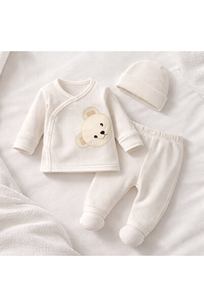 Bebelul Комплект от 3 части: боди, шапка и панталонки, Nana Baby 0-3 месеца с...