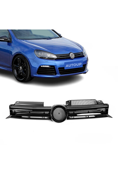 AutoUp Volkswagen Golf 6 Radiator Grill (2006–2013) Gloss Black