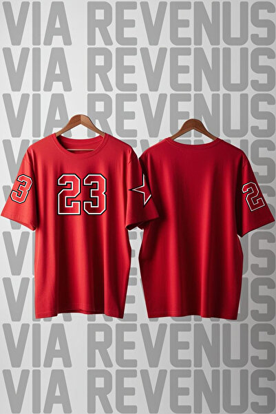 Vordevia 23 Y2K Printed Crew Neck Loose Fit 100% Cotton Unisex Tshirt