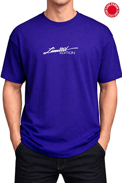 CLAYES TRICOU OVERSIZE SAKS ALBASTRU IMPRIMAT, EDIȚIE LIMITATĂ - 100% BUMBAC