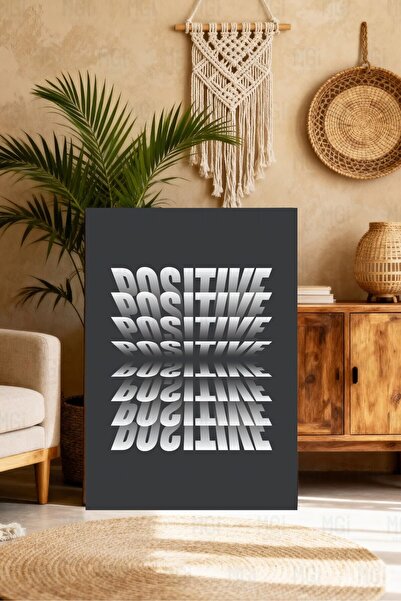 Mgi Design Tablou pe pânză cu mesaje pozitive, decor motivațional cu efect 3D