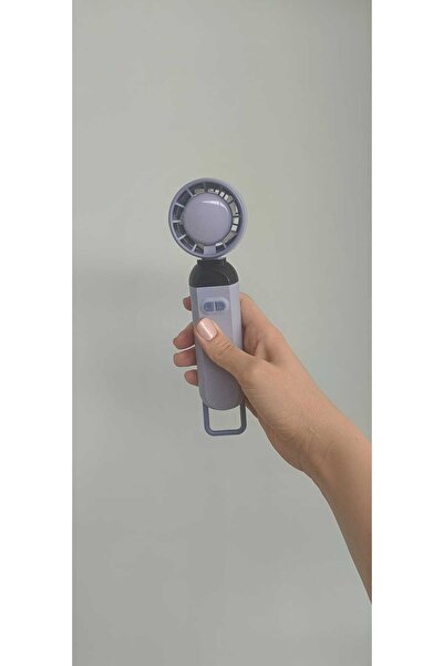 hobidaşım Dijital Ekranlı Ultra Güçlü Mini Turbo Fan - Şarj Edilebilir El Fan...