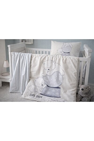 Pure Boutique Σετ βρεφικών κλινοσκεπασμάτων κούνιας 3 τεμαχίων, 100% βαμβακερ...
