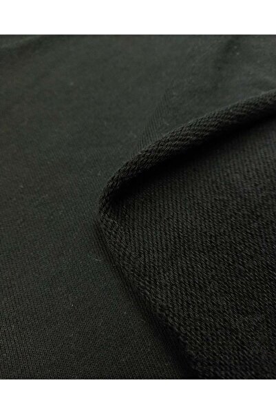 Kumaş Parça Μαύρο χρώμα, χτενισμένο βαμβάκι με δύο κλωστές, πλάτος: 160 εκ.