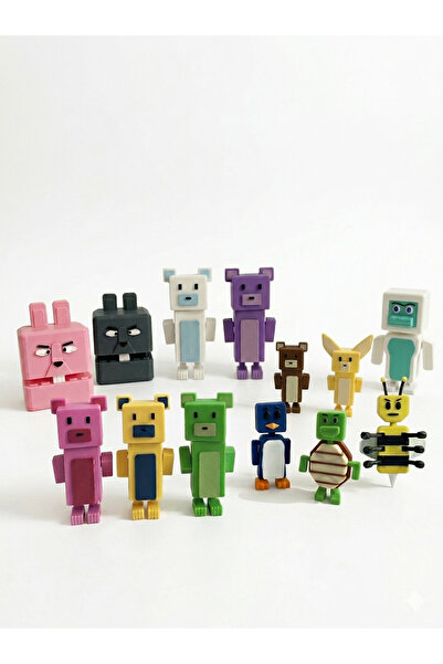 AldruinWorks Super Bear Adventures 3D Hareketli Oyuncak - Tüm Karakterler Set