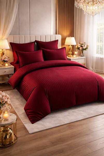 Casa Pucioasa 6-Piece Damask Bedding Set with Elastic, Casa Pucioasa, Fine Da...