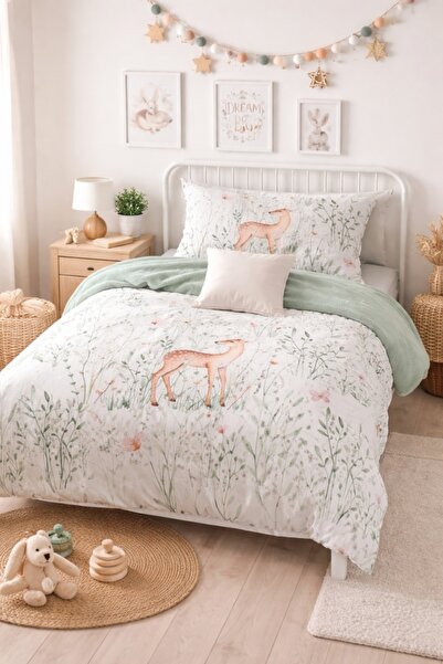 Pure Boutique Σετ βρεφικών κλινοσκεπασμάτων κούνιας 3 τεμαχίων, 100% βαμβακερ...