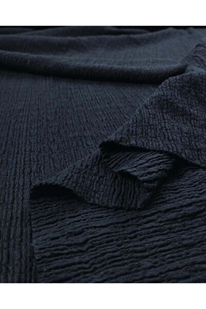 Kumaş Parça Чорний креп-джерсі (ширина 110 см x довжина 170 см)