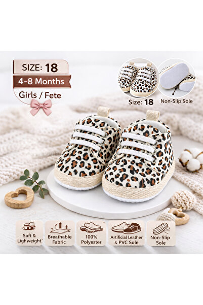 Bebelul Leoncino Leopard Baby Shoes Sizes 18 and 19