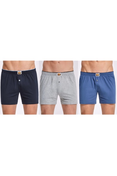 İlke Ανδρικά 3 τεμάχια, 100% βαμβάκι, με κουμπιά, μέση με πετσέτα, εύκαμπτο ύ...