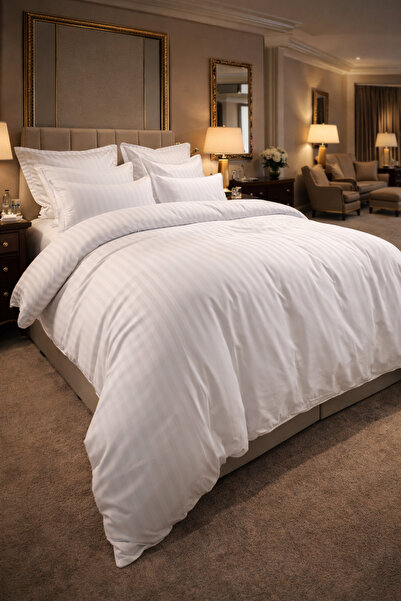 Casa Pucioasa 6-Piece Damask Bedding Set with Elastic, Casa Pucioasa, Fine Da...