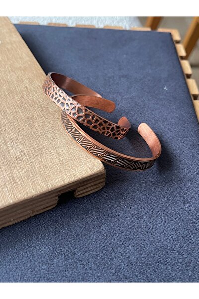 Rupen Kraft 2 Piece Copper Combination Bracelet 100% Copper Bracelet Handmade...