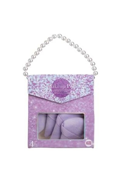 SHOPIENS Triangular Makeup Sponges in Packaging with Beaded Handle - 4 pcs