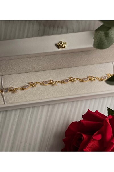 ArtBDesign Tulip Rose Steel Bracelet Tulip Bracelet Gift for Lover Gold Color...