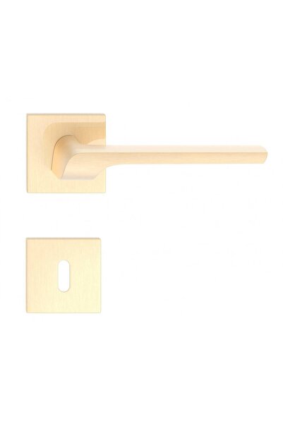 THG COMO (ZOYA) Σατέν Χρυσή Λαβή Πόρτας με Ροζέτα Κλειδιού