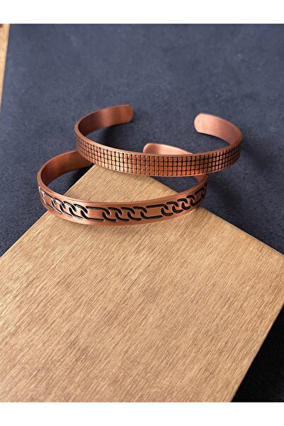 Rupen Kraft 2 Piece Copper Combination Bracelet 100% Copper Bracelet Handmade...