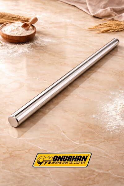 Onurhan Paslanmaz Çelik İçi Dolu Uzun Ağır Oklava