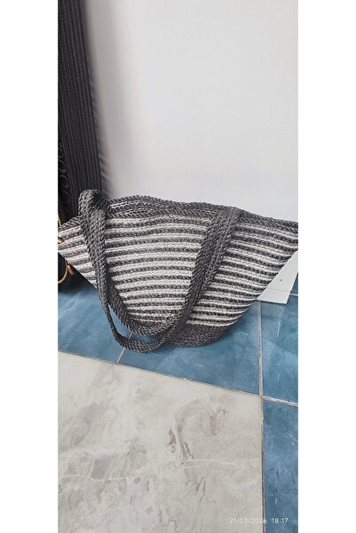 Hasır Dizayn Jut Beach Bag 50×26×18