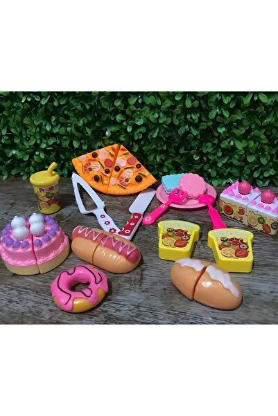 KentOyuncaK Toy Baking Set - 23-Piece Sliceable Dessert & Food Playset