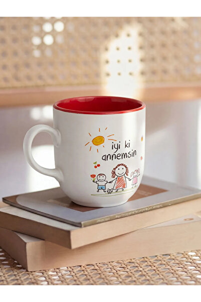 LC Waikiki Lcw Home Mixed Printed Ceramic Mug 420 ml