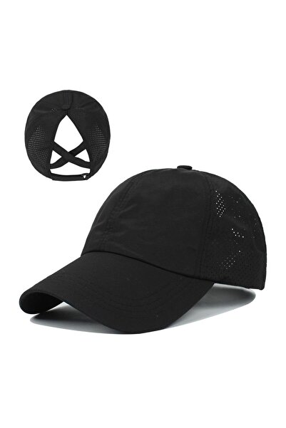 valkyrie Horse Tail Hat for Women – Breathable Perforated Fabric, Adjustable ...