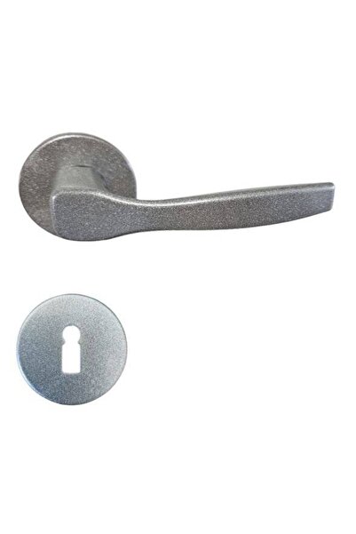 THG Cristy Λαβές Πόρτας (NADIA) Ασημί με Ροζέτα Κλειδιού