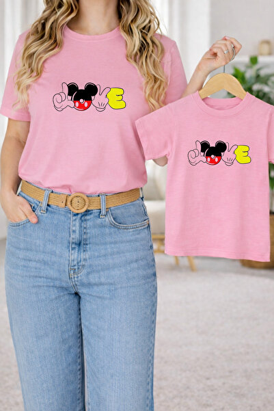 LORVEX Μπλουζάκι Mother Daughter Combination Oversize – Μπλουζάκι με στάμπα M...