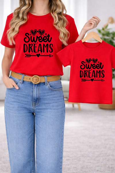 LORVEX Μπλουζάκι Mother Daughter Combination Oversize – Μπλουζάκι με στάμπα M...