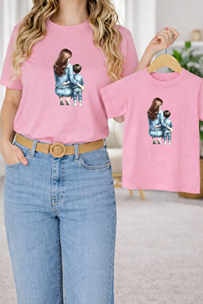 LORVEX Μπλουζάκι Mother Son Combination Oversize – Μπλουζάκι με στάμπα Mother...