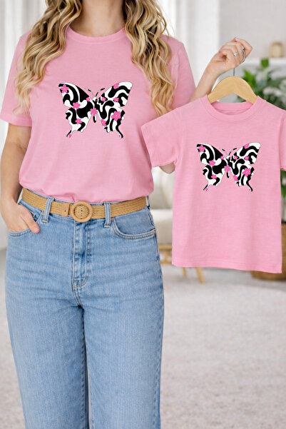 LORVEX Μπλουζάκι Mother Daughter Combination Oversize – Μπλουζάκι με στάμπα M...