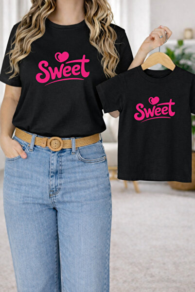 LORVEX Μπλουζάκι Mother Daughter Combination Oversize – Μπλουζάκι με στάμπα M...