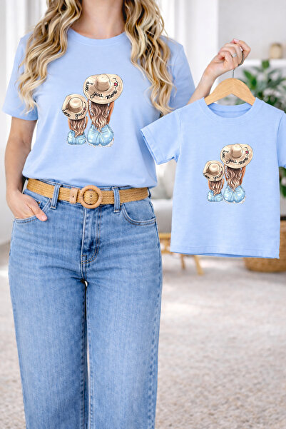 LORVEX Μπλουζάκι Mother Daughter Combination Oversize – Μπλουζάκι με στάμπα M...