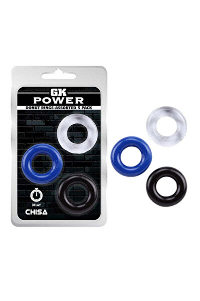 Chisa Set of 3 Penis Rings GK POWER Donut Rings