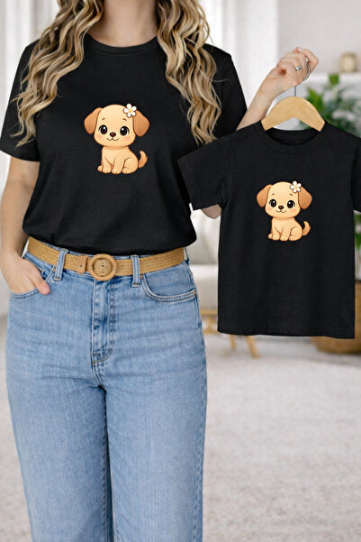 LORVEX Μπλουζάκι Mother Daughter Combination Oversize – Μπλουζάκι με στάμπα M...