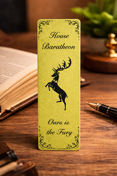 NOMOTHETIC Game of Thrones House Baratheon Kabartmalı Kitap Ayracı | Bookmark
